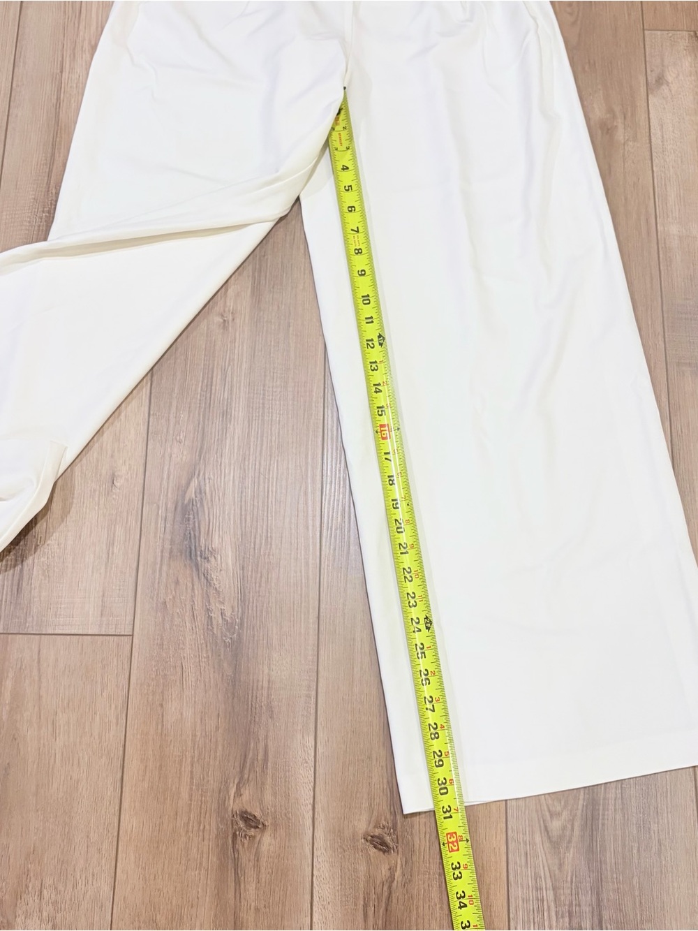 Commense White Wide Leg Trousers Old Money Quiet Luxury M Model Off Duty - Picture 12 of 12